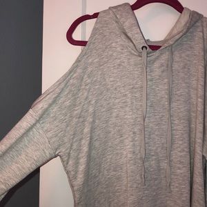 American Eagle cold shoulder sweatshirt.